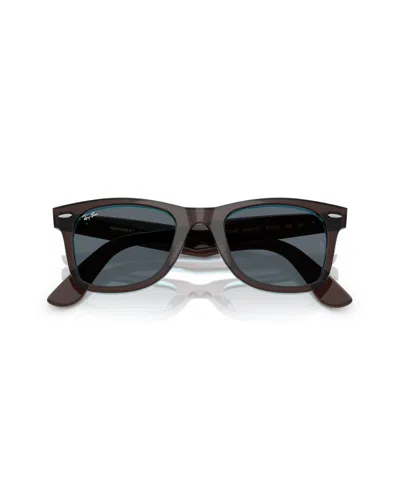 Ray Ban Unisex Square Sunglasses, Wayfarer Rb2140 In Black