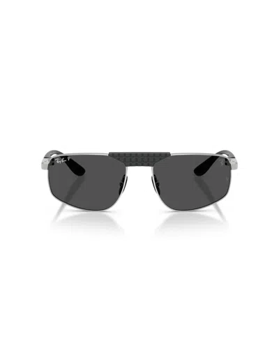 Ray Ban Unisex Polarized Sunglasses, Rb3776m In Black