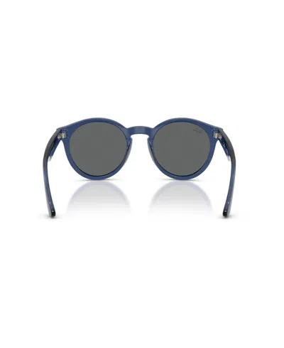 Ray Ban Unisex Round Sunglasses, Rbr0505s In Blue