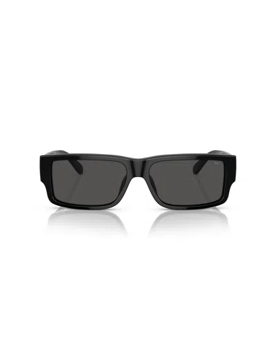 Diesel Men's Rectangle Sunglasses, Dl2003 In Black