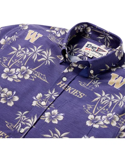 Reyn Spooner Men's Purple Washington Huskies Classic Performance Button-down Shirt In Multi
