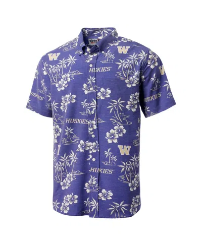 Reyn Spooner Men's Purple Washington Huskies Classic Performance Button-down Shirt In Multi