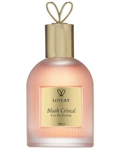 Lovery Blush Cristal Eau De Parfum, 3.38 Oz. In Transparent