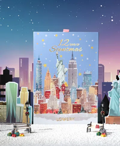 Lovery 12-pc Limited-edition Luxury Eau De Parfum Advent Calendar Scentmas Gift Set In Transparent