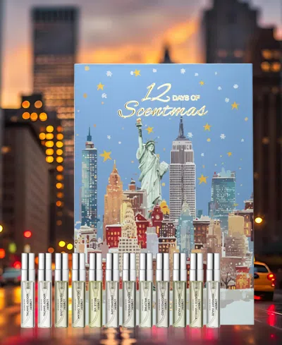 Lovery 12-pc Limited-edition Luxury Eau De Parfum Advent Calendar Scentmas Gift Set In Transparent