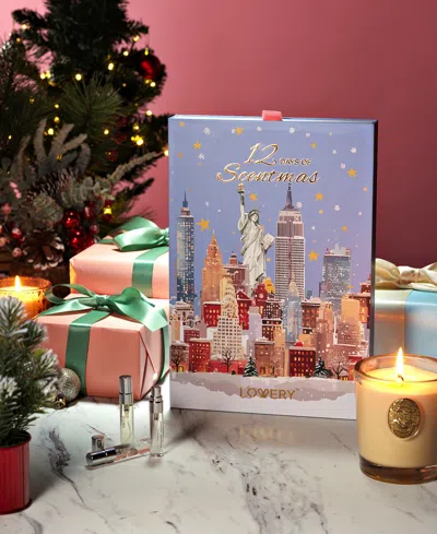 Lovery 12-pc Limited-edition Luxury Eau De Parfum Advent Calendar Scentmas Gift Set In Transparent