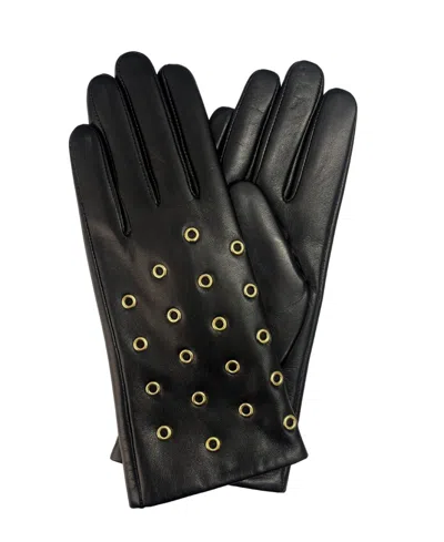Marcus Adler Genuine Leather Glove In Black