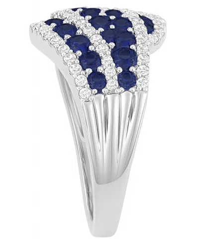 Macy's Emerald (1 Ct. T.w.) And Diamond (1/2 Ct. T.w.) Ring In 14k Gold (also In 14k White Gold Sapphire &  In Blue