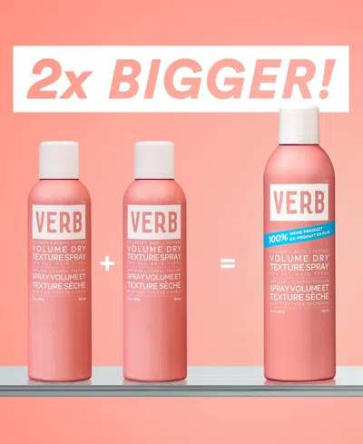 Verb Volumizing Texture Spray With Light Hold 10 Oz/365 ml In Transparent
