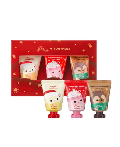 Tonymoly Squishmallows Hydrating Hand Cream Trio In Transparent