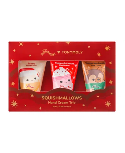 Tonymoly Squishmallows Hydrating Hand Cream Trio In Transparent