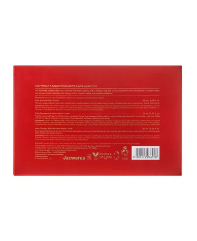 Tonymoly Squishmallows Hydrating Hand Cream Trio In Transparent