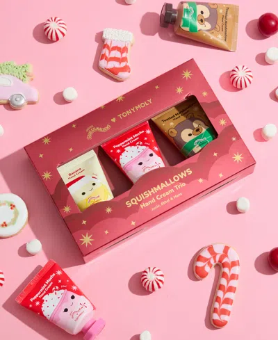 Tonymoly Squishmallows Hydrating Hand Cream Trio In Transparent