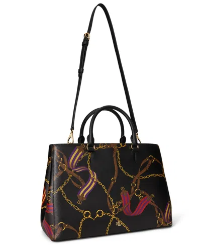 Ralph Lauren Women's Hanna Large Satchel Bag In Black