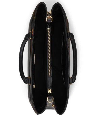 Ralph Lauren Women's Hanna Large Satchel Bag In Black