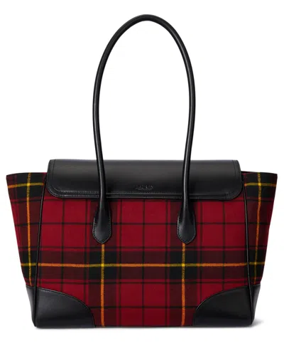 Ralph Lauren Tanner Extra-large Satchel Bag In Multi