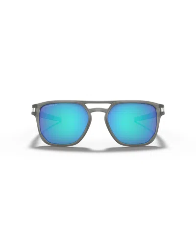 Oakley Latch Sunglasses Square Frames In Gray