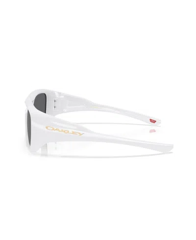 Oakley Dark Vision Rectangular Frame Sunglasses In White