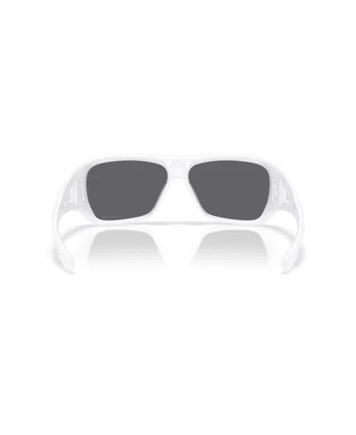 Oakley Dark Vision Rectangular Frame Sunglasses In White