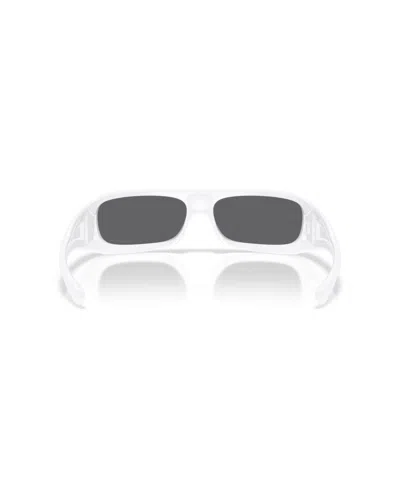 Oakley Dark Vision Rectangular Frame Sunglasses In White
