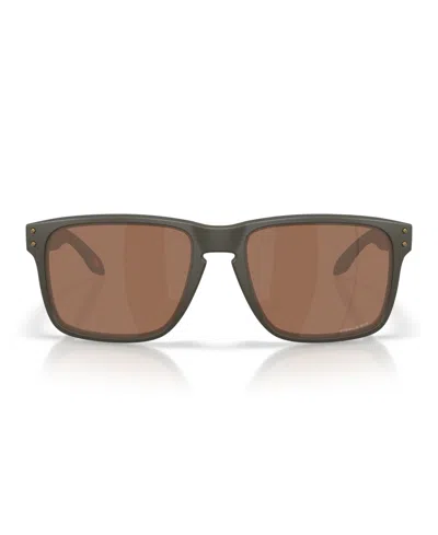 Oakley Unisex Polarized Sunglasses, Standard Issue Holbrook Xxl Oo9487 In Green