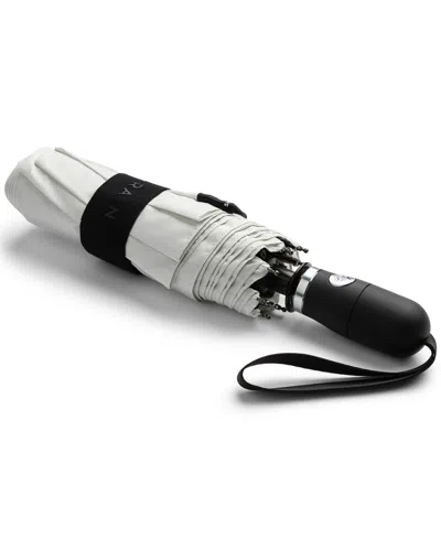 Shedrain Men's Compact Automatic Open And Close Umbrella In White