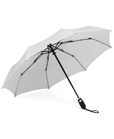 Shedrain Men's Compact Automatic Open And Close Umbrella In White