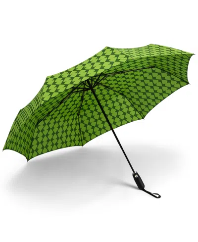 Shedrain Men's Compact Automatic Open And Close Umbrella In Green