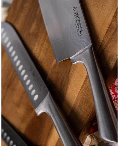 Cuisine::pro Damashiro Kumi 7-pc. Knife Block Set In Silver