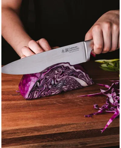 Cuisine::pro Damashiro Kumi 7-pc. Knife Block Set In Silver