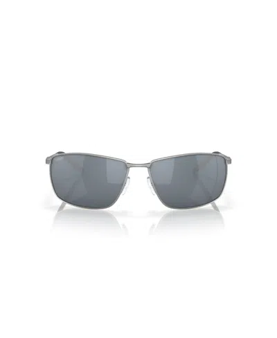 Costa Del Mar Men's Polarized Sunglasses, Turret 6s6009 In White
