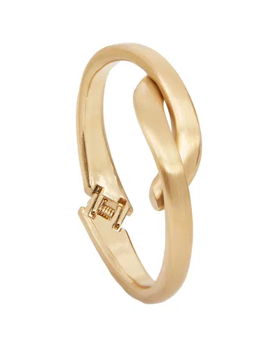 Saachi Modern Knot Bangle Bracelet In Gold