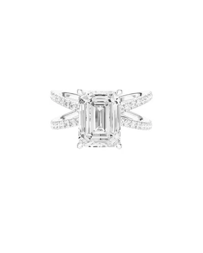 Amairah 14k 4.00 Ct. Tw. Lab-grown Diamond Engagement Ring In Metallic