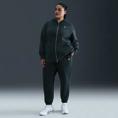 Nike Sportswear Plus Size Phoenix Fleece High-waist Oversized Sweatpants In Green