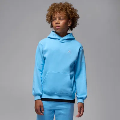 Jordan Brooklyn Fleece Big Kids' Pullover Hoodie In Blue