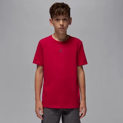 Jordan Dri-fit Sport Big Kids' Core T-shirt In Red