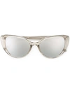 LINDA FARROW CAT-EYE SUNGLASSES,LFL517C3SUN11545413