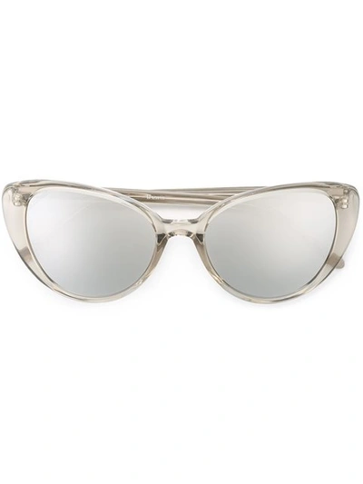 Linda Farrow Cat-eye Sunglasses In Neutrals