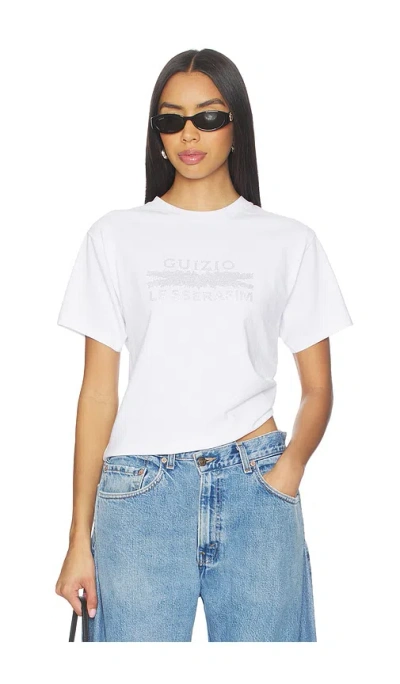 Guizio X Revolve X Le Sserafim Fit Tee In White