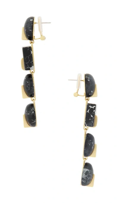 Cult Gaia Laguna Earring In Brown