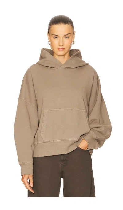Grlfrnd Essential Hoodie In Brown