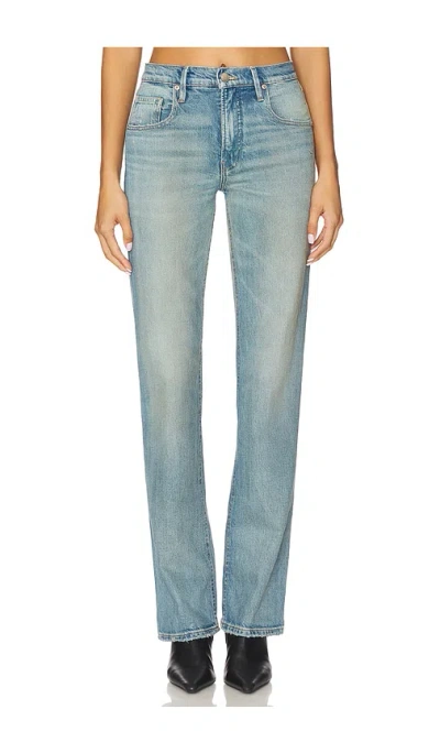 Good American Good Standard Petite Bootcut Jeans In Blue