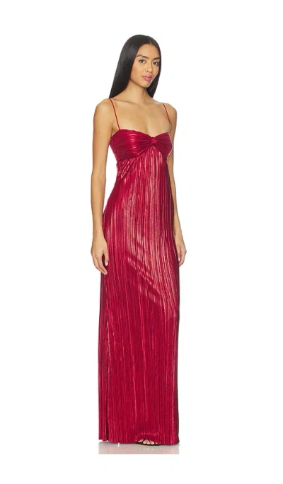 Lovers & Friends Mya Gown In Red