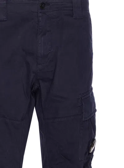 C.p. Company Eclipse Cargo Pants Multiple Pockets In Blue