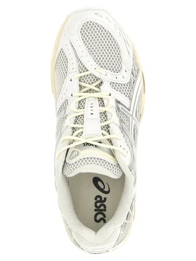 Asics Breathable Mesh Sneakers With Supportive Overlays In White