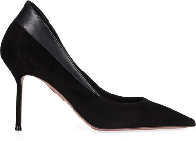 Aquazzura 85mm Guanto Pointed Pumps In Black