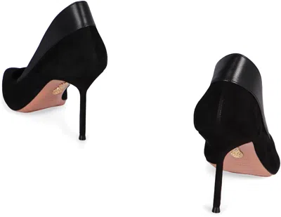 Aquazzura 85mm Guanto Pointed Pumps In Black