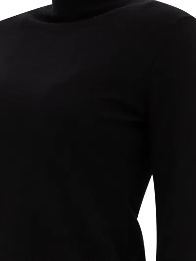 Max Mara Turtleneck Long-sleeved Jumper In Black