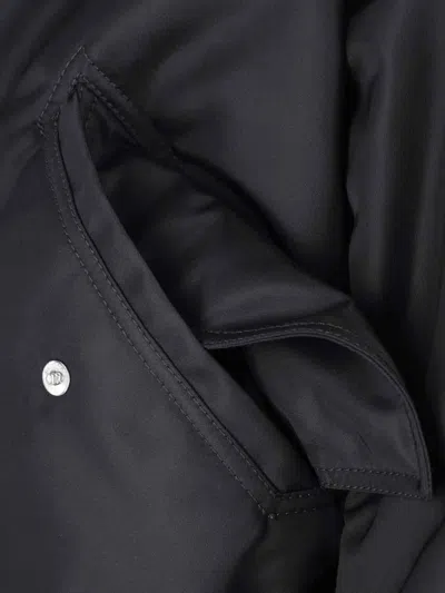 Off-white Arrow Nylon Bomber Jacket In Black
