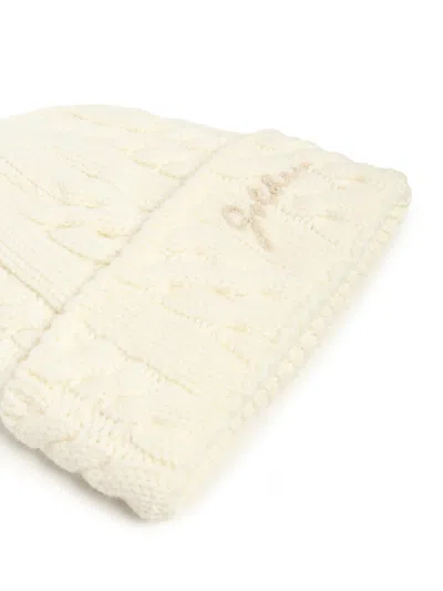 Golden Goose Journey Beanie Hat In Brown